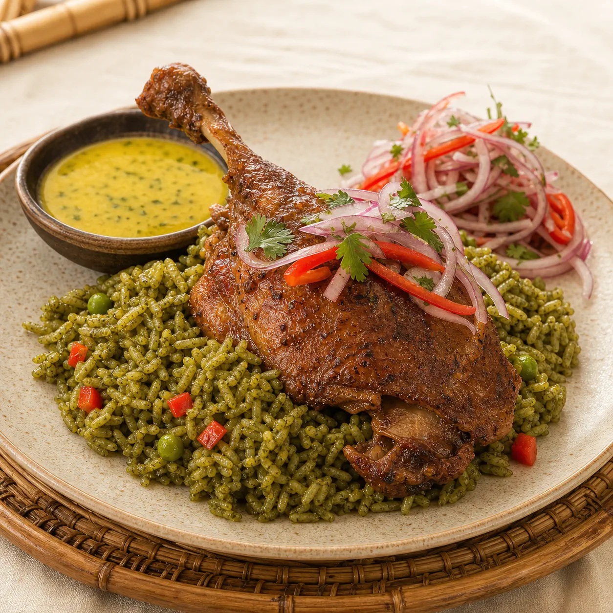 Arroz con pato