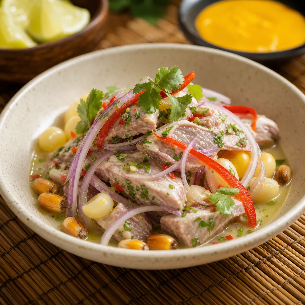Ceviche de pato